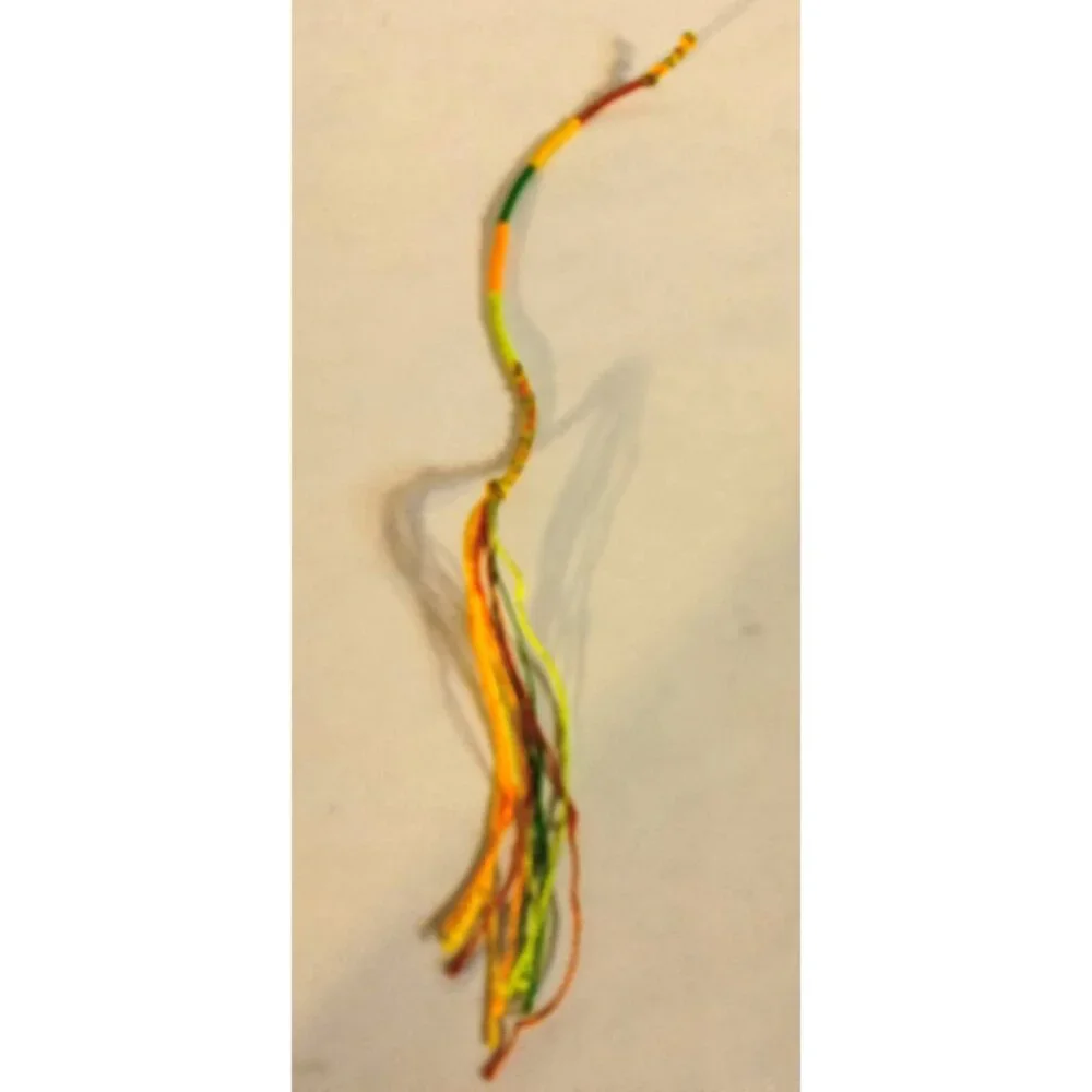 Colorful Friendship Bracelets Rasta Red Green Yellow Boho Hippie Lot 12